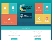 Tablet Screenshot of centralizedtraining.com